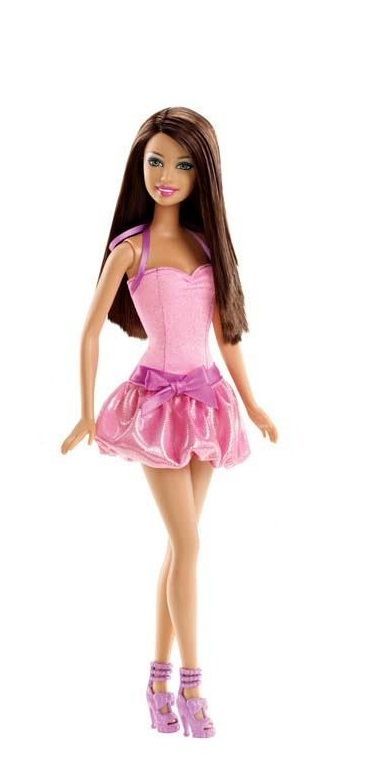 Brunette Barbie Doll, Banquet Outfit, Celebrity Barbie, Brunette Barbie, Barbie Face, Barbie Dress Pattern, Barbie Couture, Eid Crafts, Barbie Room