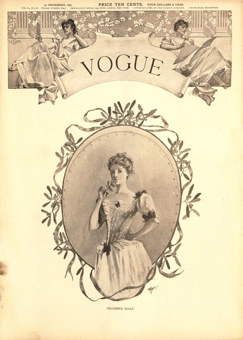 The theme of the 2022 Met Gala? Gilded Glamour. Here, examine Gilded Age fashion, as chronicled in the pages of 1890s Vogue. Gilded Age Fashion, Vintage Vogue Covers, Vogue Magazine Covers, Vogue Archive, Vogue Covers, Gilded Age, Old Fashion, First Dates, Dec 30