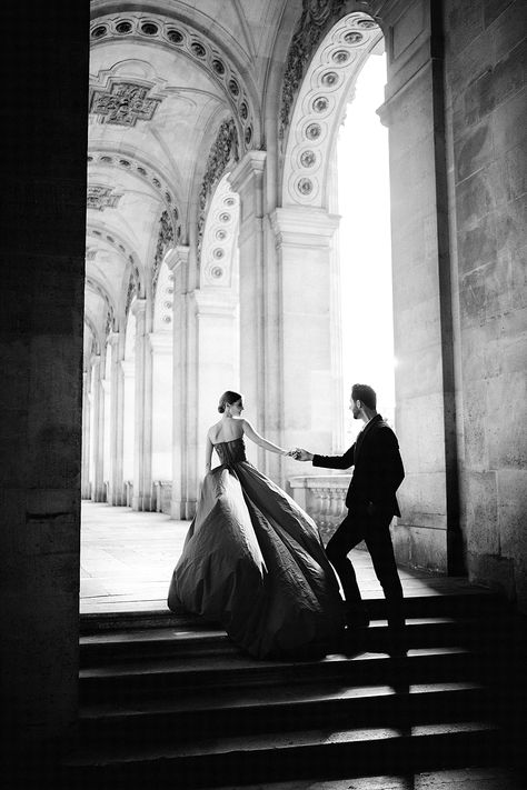 An Editorial Pre-Wedding Shoot At Hotel De Crillon Paris - Audrey Hotel De Crillon Paris, Hotel De Crillon, Prenuptial Photoshoot, Ariel Wedding, Paris Couple, Multiple Outfits, Pre Wedding Shoot, Paris Wedding, Wedding Photos Poses