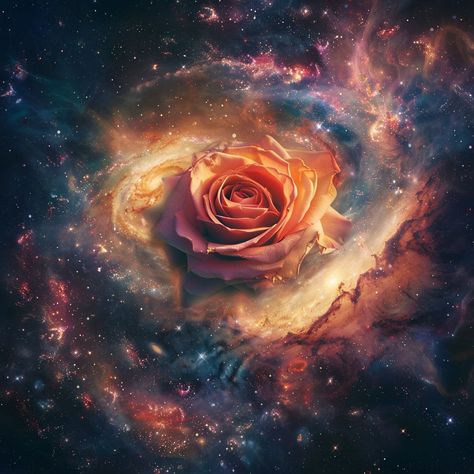 Prompt 👉A beautiful rose is centered in the center of an endless spiral galaxy, surrounded by stars and nebulae. The background has colorful colors. A bright light shines on it from above. In space, there was no one around., Photorealistic style with cinematic lighting. 👉 if Like, please Follow and Share AI Graphics Studio 👇Contact on WhatsAPP: http://tiny.cc/aigraphicsstudio #aigraphicsstudio #AI #DigitalMarketing #digitalartist #digitalart #digital #creativephotography #designinspiration ... Cosmic Rose, Galaxy Rose, Draw Together, Cinematic Lighting, Spiral Galaxy, Bright Light, Bright Lights, Beautiful Rose, In Space