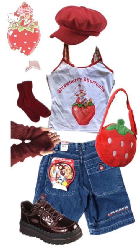 Lgbtq Stories, Strawberry Outfit, Silly Clothes, Funky Outfits, 2000s Fashion Outfits, Swaggy Outfits, Gender Identity, Really Cute Outfits, Kawaii Clothes