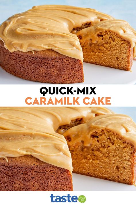 Are you ready to meet your new favourite Caramilk dessert? This cake is easy, delicious and is packed full of Australia's most popular chocolate. What's there not to love? Caramel Mud Cake, Mud Cake Recipes, Decadent Chocolate Desserts, Mud Cake, Keto Cheesecake, Cake Tasting, Easy Cake Recipes, Easy Delicious, Chocolate Desserts