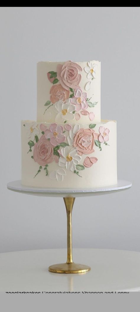 Gum Paste Flowers Tutorials, Wedding Planning Boards, Dream Wedding Cake, Floral Wedding Cake, Luxury Wedding Cake, Creative Cake Decorating, Engagement Cakes, Beautiful Desserts, Buttercream Flowers