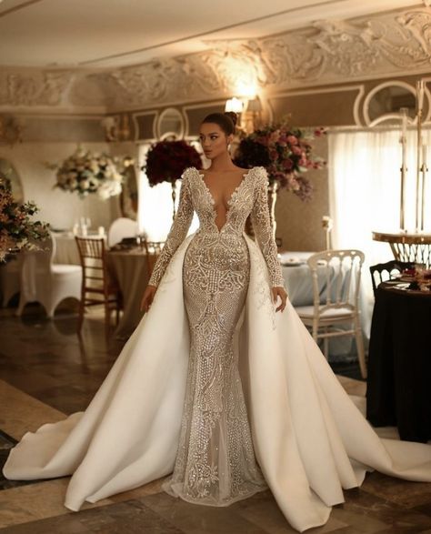 Valdrin Sahiti Dresses Wedding Ball Gown, Wedding Dresses Valdrin Sahiti, Valdrin Sahiti Wedding Dresses 2022, Extravagant Wedding Dresses Olivia Bottega™ Wedding Dresses & Formal Gowns, Wedding Dress Detachable Skirt, Queen Wedding Dress, Satin Mermaid Wedding Dress, African Party Dresses, Sell Dresses