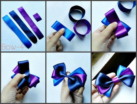 Ribbons Hair, Hair Bow Instructions, Girls Hair Bows Diy, Headband Diy, Hair Bow Tutorial, Hair Clips Diy, Bows Diy Ribbon, Bow Headband Hairstyles, Handmade Hair Bows