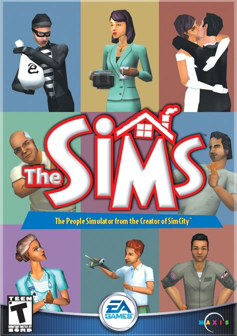 The Sims 1 Cover Sims 4 Apartments, Toddler Hair Sims 4, Uk 90s, Video Game Box Art, Game Expo, Sims Love, Nostalgic Games, Game Box Art, Games Photo