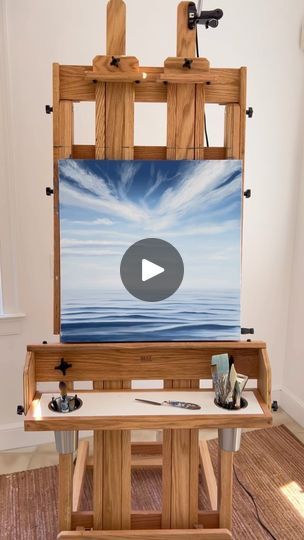 1.7M views · 160K reactions | Painting a cloudy seascape.
.
.
.
#seascape #painting #art #clouds #artist #waves #wavepainting #acrylicpainting #paintingprocess | Derek Macara | Gabriel Albuquerqüe · Solas x Interstellar Painting Clouds Acrylic, Cloudy Seascape, Painting Techniques Art, Clouds Acrylic, Art Clouds, Painting Clouds, Art Demo, Wave Painting, Sea Painting