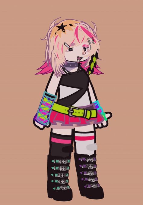 Scenecore Gacha Club, Gacha Life 2 Scene Oc, Scene Gacha Club Oc, Scene Gacha Oc, Scene Pixel Art, Scene Gacha, Gl2 Ideas, Gacha Hacks, Gacha Designs