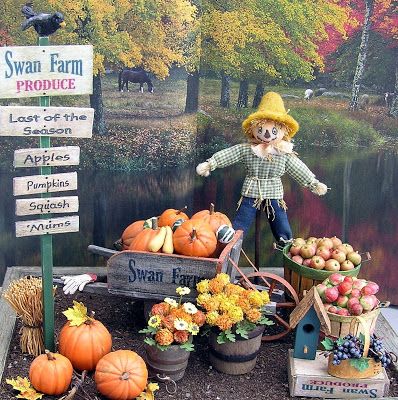 DYI DOLLHOUSE MINIATURES:  A BIT OF AUTUMNPart 1                            ... Miniature Diy, Autumn Scenery, Fabulous Fall, Harvest Festival, Happy Fall Y'all, Fall Pictures, Fall Favorites, Fall Festival, Fall Harvest