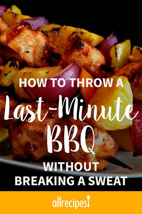 Small Cookout Food Ideas, Fast Bbq Recipes, Last Minute Bbq Ideas, Easy Cookout Food Ideas, What To Bring To A Bbq, Easy Cookout Food, Bbq Games, Easy Bbq, Berry Dessert