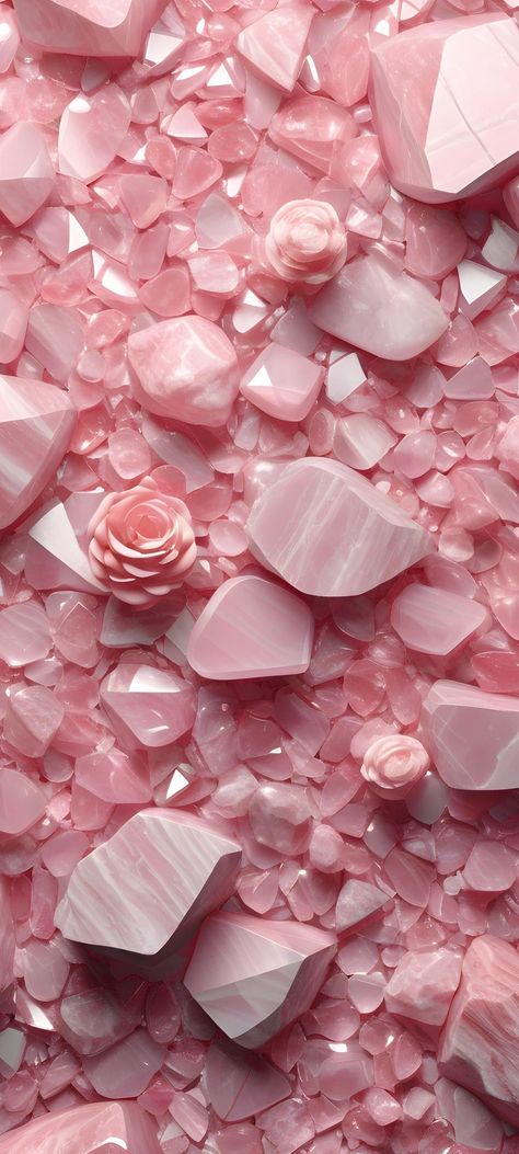 Raw rose quartz