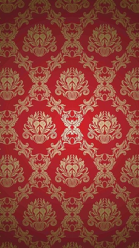 Gold Wall Papering Ideas, Red And Gold Wallpaper, House Front Wall Design, Royal Wallpaper, Royal Pattern, Front Wall Design, Wall Texture Design, Textile Pattern Design, Decoration Originale