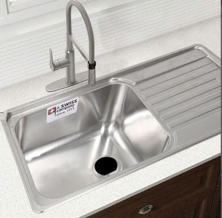 India's largest home improvement store - IBO is the best place to buy Kitchen sinks online. Buy single/double bowl sink, all-in-one sink at best prices. Double Bowl Sink, Bowl Sink, Kitchen Sinks, Home Improvement Store, Large Homes, Kitchen Sink, The Good Place, Building A House, Home Improvement