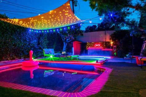 Check out some awesome products to make your pool party THE most fun! Bday Pool Party, Glow Sticks In Pool, Sweet 16 Pool Parties, Led Foam Sticks, Sweet Sixteen Party Themes, Neon Pool Parties, Up Party Favors, Light Up Party, Swimming Pool Decorations