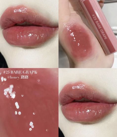 Kbeauty Korean Products, Korean Makeup Products Lipsticks, Korean Makeup Swatches, Korean Make Up Product, K Beauty Makeup Products, Asian Makeup Products, Bare Grape, Kbeauty Korean Makeup, Korean Makeup Products