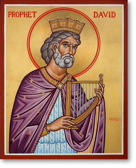 Angel Icons, Monastery Icons, St David, Greek Icons, Christian Icons, Saints And Sinners, King David, Orthodox Icon, Christian Devotions