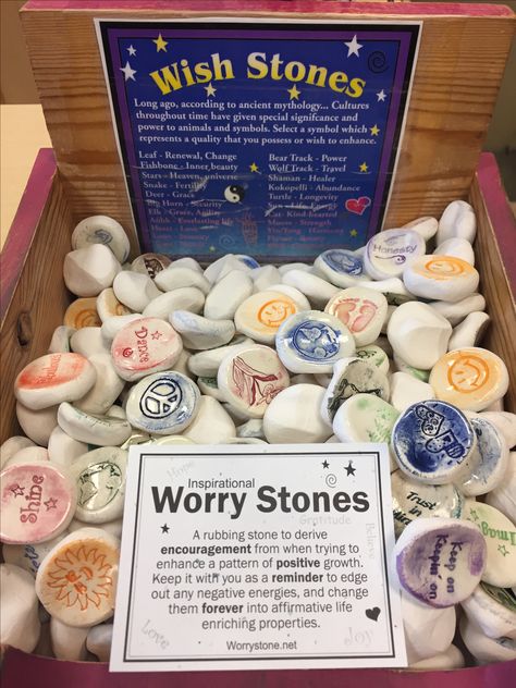 Worry stones Worry Stones For Kids, Polymer Clay Worry Stones Diy, Worry Stone Clay, Worry Stones Clay, Worry Stone Poem, Ceramic Worry Stones, Diy Worry Stones, Worry Stones Diy, Clay Worry Stones