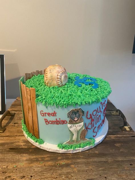 The Sandlot Party Ideas, Sandlot Cake, Sandlot Cake Ideas, Sandlot Birthday Party Cake, The Sandlot Birthday Cake, Sandlot Themed Birthday Cake, The Sandlot Birthday Party Decorations, The Sandlot, Birthday Party Cake