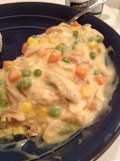 Creamed Chicken, Crockpot Chicken Pot Pie, Chicken And Gravy, Comfort Meals, Chicken Pot Pie Filling, Lazy Dinners, Pot Pie Filling, Stolen Moments, Chicken Dumplings