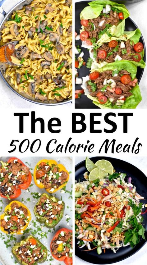 500 calorie meals pin 2000kcal Meal Plan, Dinner Under 600 Calories, Low Calorie Fast Food Meals, 500 Calorie Dinners Easy, Healthy Weight Gain Recipes, 500 Calories Meals, Under 500 Calorie Meals, Hearty Healthy Meals, Low Calorie Fast Food