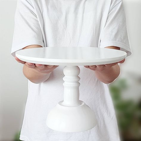 "Wooden cake stand for display Wedding cake 🎂 or other celebration stands by Kostavelli family 🥮☕" Modern Cake Stand, White Cake Stand, Wooden Cake Stand, Cake Stand Wedding, Dessert Stands, Modern Cake, Round Cake Stand, Wooden Cake Stands, Cake Pedestal