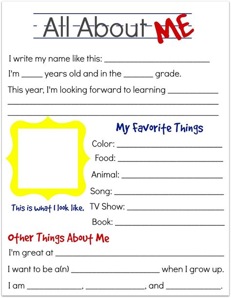 back to school interview questions for kids free printable School Interview Questions, Student Interview, School Interview, Smart School, First Day Of School Activities, All About Me, 1st Day Of School, Kindergarten Reading, Online School