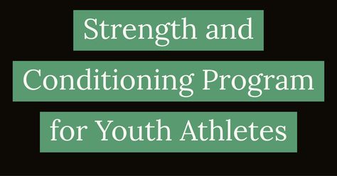 Strength and Conditioning Program for Youth Football Athletes Football Conditioning Drills, Kid Workout Routine, Conditioning Drills, Rugby Workout, Strength And Conditioning Workouts, Football Workouts, Strength And Conditioning, Strength Training Program, Football Drills