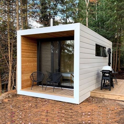 Small Barn House, Prefab Home, Prefab Cabins, Fotografi Digital, Casa Container, Backyard Living, Farmhouse Bathroom Decor, Shipping Container Homes, Garden Office