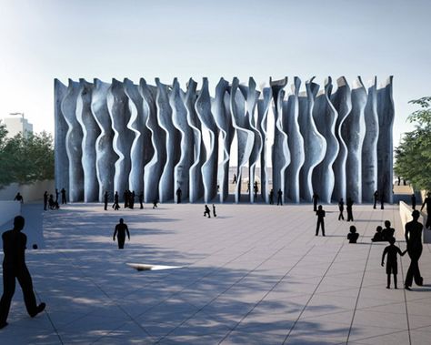 David Adjaye, Ron Arad, Architectural Rendering, Structure Architecture, Zaha Hadid, Sculpture Installation, Facade Design, Architecture Sketch, Contemporary Architecture