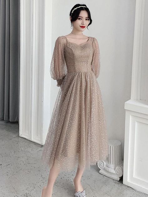 Long Sleeves Prom Dresses, Dress Brokat Modern, Dress Pesta, Prom Dresses Elegant, Evening Party Dresses, Gowns Dresses Elegant, Gaun Fashion, Long Sleeve Prom, Batik Dress