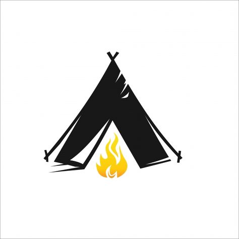 Camping Logo Design Ideas, Camp Logo Design, Camping Logo Design, Camping Vector, Tent Logo, Camping Logo, Camp Logo, Camping Clipart, Camping Png