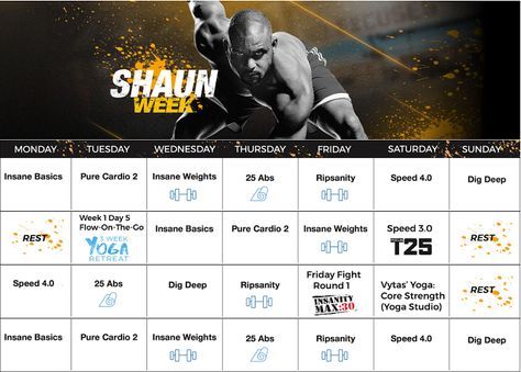 Shaun Week Calendar, Shaun Week Extended Calendar, Shaun Week, Insane Focus Hip Hop Abs Calendar, Insanity Max 30, Calendar Schedule, Week Calendar, Beachbody Programs, Workout Man, Shaun T, Workout Eating, Week Schedule