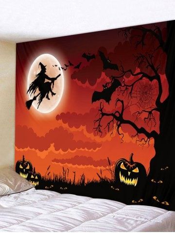 Cheapest and Latest women & men fashion site including categories such as dresses, shoes, bags and jewelry with free shipping all over the world. Halloween Mural, Witch Print, Night Witches, Cheap Wall Tapestries, Witch Pumpkin, Adornos Halloween, Halloween Tattoo, Dekor Diy, Tapestry Wall Art