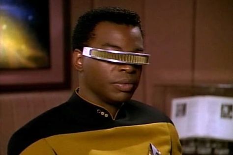 Star Trek La Forge Geordi La Forge, Prime Directive, Nichelle Nichols, Nerds Candy, Star Trek The Next Generation, La Forge, Becoming A Father, Spock, Classic Tv