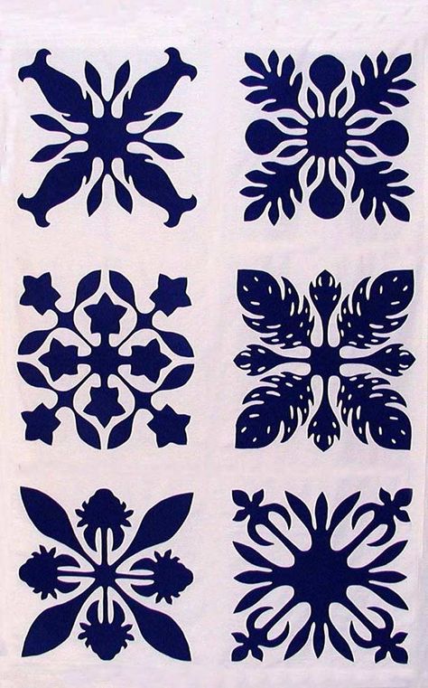 Hawaiian Applique Quilt, Hawaii Pattern, Flower Quilt Patterns, Hawaiian Quilt Patterns, Hawaiian Quilt, Hawaii Art, Hawaiian Designs, Hawaiian Pattern, Hawaiian Art