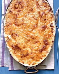 Potato Gratin - Martha Stewart Recipes Foodie 101, Potatoes Gratin, Potato Gratin Recipe, Food Sides, Martha Stewart Recipes, Scalloped Potato Recipes, Potatoes Au Gratin, Potato Gratin, Autumn Recipes