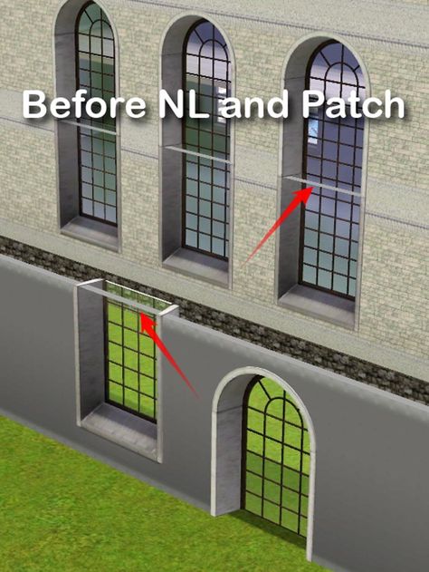 Mod The Sims - 2 new windows for *Extended* walls Sims Windows, Sims 3 Mods, New Windows, The Sims 2, The Sims 3, Big Windows, Arched Windows, Maxis Match, Custom Content