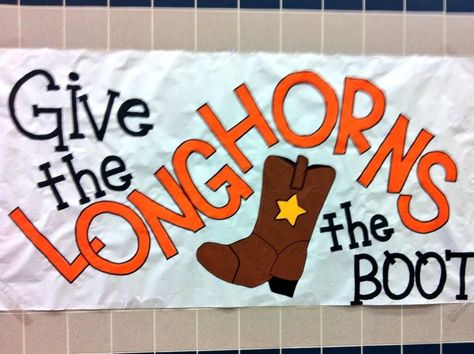 Great poster for run through or hallway. Pep Rally Signs Posters, Western Theme Football Poster, Western Pep Rally Ideas, Basketball Homecoming Posters Pep Rally, Western Theme Football Game Poster, Cheer Signs For Football Posters, Western Themed Football Posters, Country Theme Football Game Signs, Cheer Pep Rally Themes