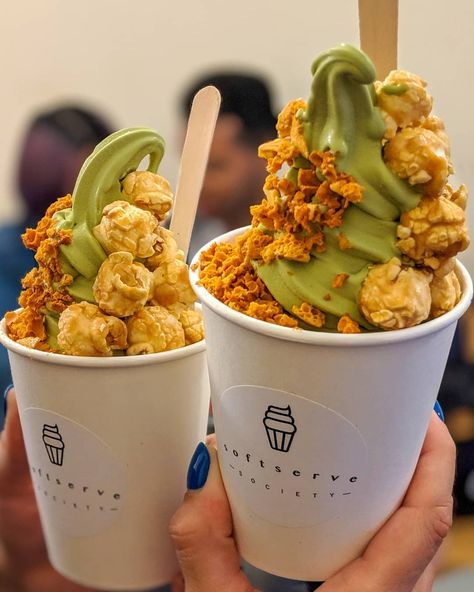 Soft Serve Ice Cream Recipes, Matcha Cup, Kue Macaroon, Ice Cream Menu, Ice Cream Business, Yummy Ice Cream, Living My Best Life, My Best Life, Soft Serve Ice Cream