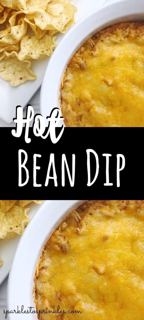 Hot Bean Dip, Superbowl Snack, Warm Bean Dip, Gameday Appetizers, Refried Bean Dip, Refried Bean, Layered Dip Recipes, Layered Bean Dip, Bean Dip Recipes