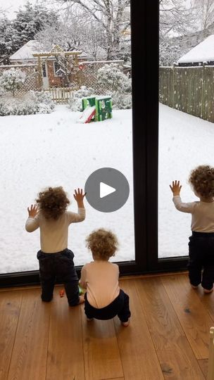 108K views · 8.7K reactions | The first time Scarlett, Max and Troy saw snow ❄️ in January 2021… #tripletlife #triplets #londontriplets #london_triplets #tripletsofinstagram #toddlerfashion #twinsandmultiples #cutebabiesofinstagram #multiples #tripletmum #tripletdad #wombmates #twins #identicaltwins #ivf #toddlermodel #toddlerlife #toddlersofinstagram #parents #family #parenting #positiveparenting #familytime #toddleractivities #snow #firsttimeseeingsnow | Roy and Laura Donegan | london_triplets · Original audio Family With Triplets, Trancy Triplets, Pregnant With Triplets Belly, Huge Pregnant Belly Triplets, Triplets Pregnancy, Toddler Modeling, Identical Twins, Toddler Life, Positive Parenting