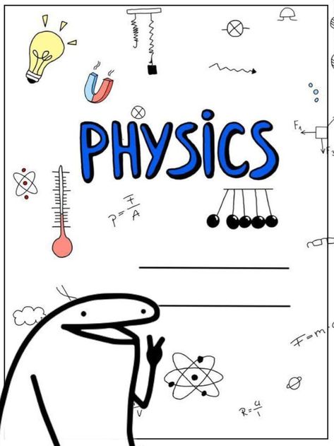 Phisic Notes Cover, Physics Project Cover Page Design Aesthetic, Physics Aesthetic Cover Page, Physics Notebook Cover, Physics Title Page, Physics Cover Page Ideas, Physics Book Cover, Physics Project Cover Page, Physics Front Page Designs