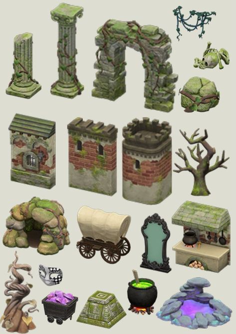 Acnh Swamp, Acnh Medieval, Enchanted Island, Acnh Inspiration, Animal Crossing Wild World, Animal Crossing Characters, Animal Crossing Inspiration, Animal Crossing Codes, Animal Crossing Designs