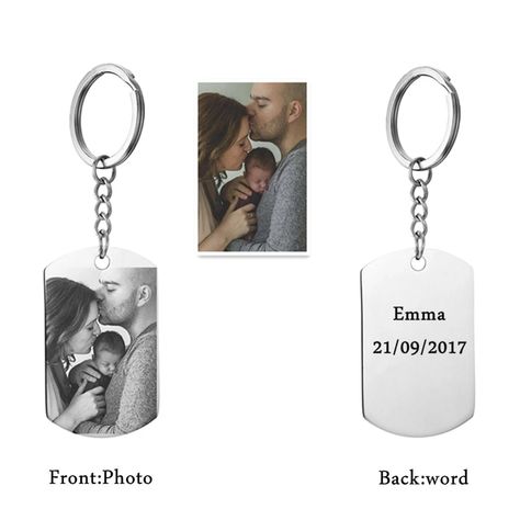 Engraved Keychains, Diy Tag, Photo Keychains, Picture Keychain, Custom Keychains, Couples Monogram, Executive Gifts, Unique Keychains, Photo Keychain