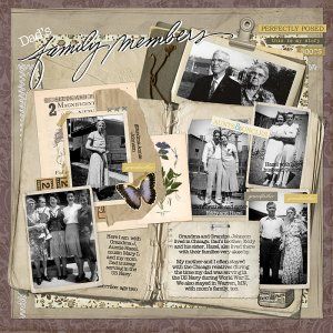 Heritage Gallery | Page 17 | Digital Scrapbooking Community - Katie Pertiet Designs Ancestry Scrapbook, Genealogy Scrapbook, Heritage Scrapbooking Layouts, Ancestry Scrapbooking, Heritage Scrapbook Pages, Vintage Journals, Genealogy Scrapbooking, Family Tree Project, Family History Book