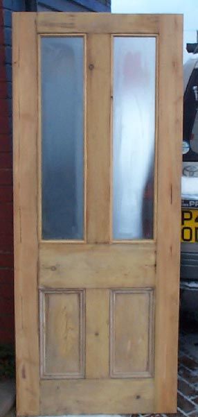 Victorian Interior Doors, Edwardian Doors, Interior Doors With Glass Panels, Victorian Internal Doors, 1900s House, Glass Bathroom Door, Fairfield House, Victorian Doors, Victorian Front Doors