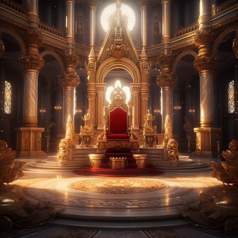 Royal Castle Exterior, Royal Castles Interior, Castle Exterior, Royal Room, Castle Rooms, Royal Throne, Royal Castle, Castles Interior, Royal Aesthetic