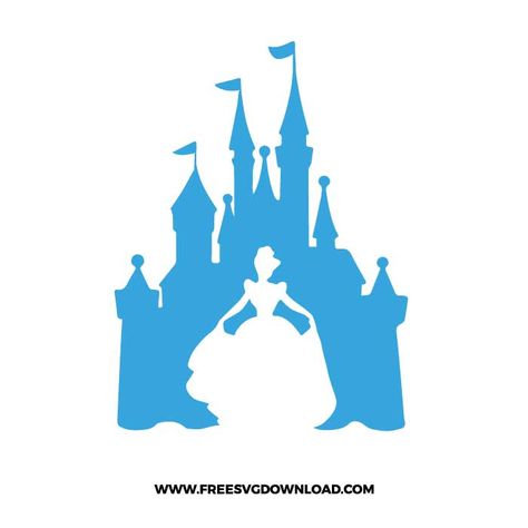 Cinderella Svg, Fairy Tale Projects, Disney Archives, Cinderella Silhouette, Disney Svgs, Military Scrapbook, Disney Castles, Disney Princess Castle, Disney Png