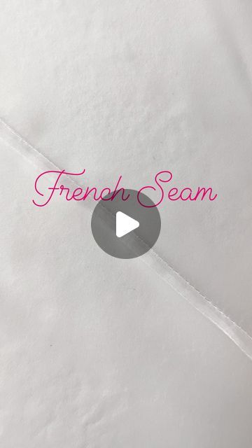 French Seam Tutorial, Organza Sewing, Sewing Knowledge, Sewing Seams, Beading Crafts, Organza Fabric, French Seam, In My Opinion, My Opinions