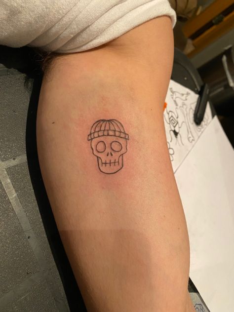 JADE MCLOVIN original Beanie Tattoo, Fish Tattoos, Jesus Fish Tattoo, Skull Tattoo, Jade, Tattoos